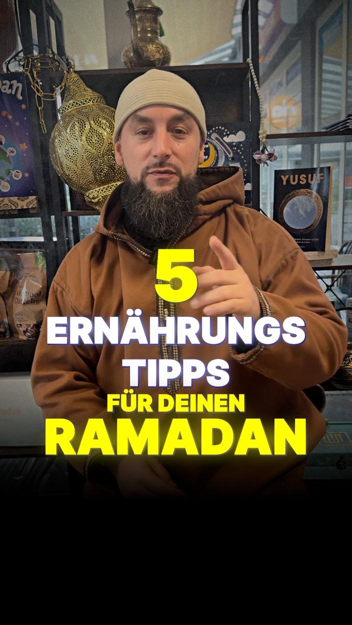 5 ERNÄHRUNGSTIPPS ZU RAMADAN 🚀