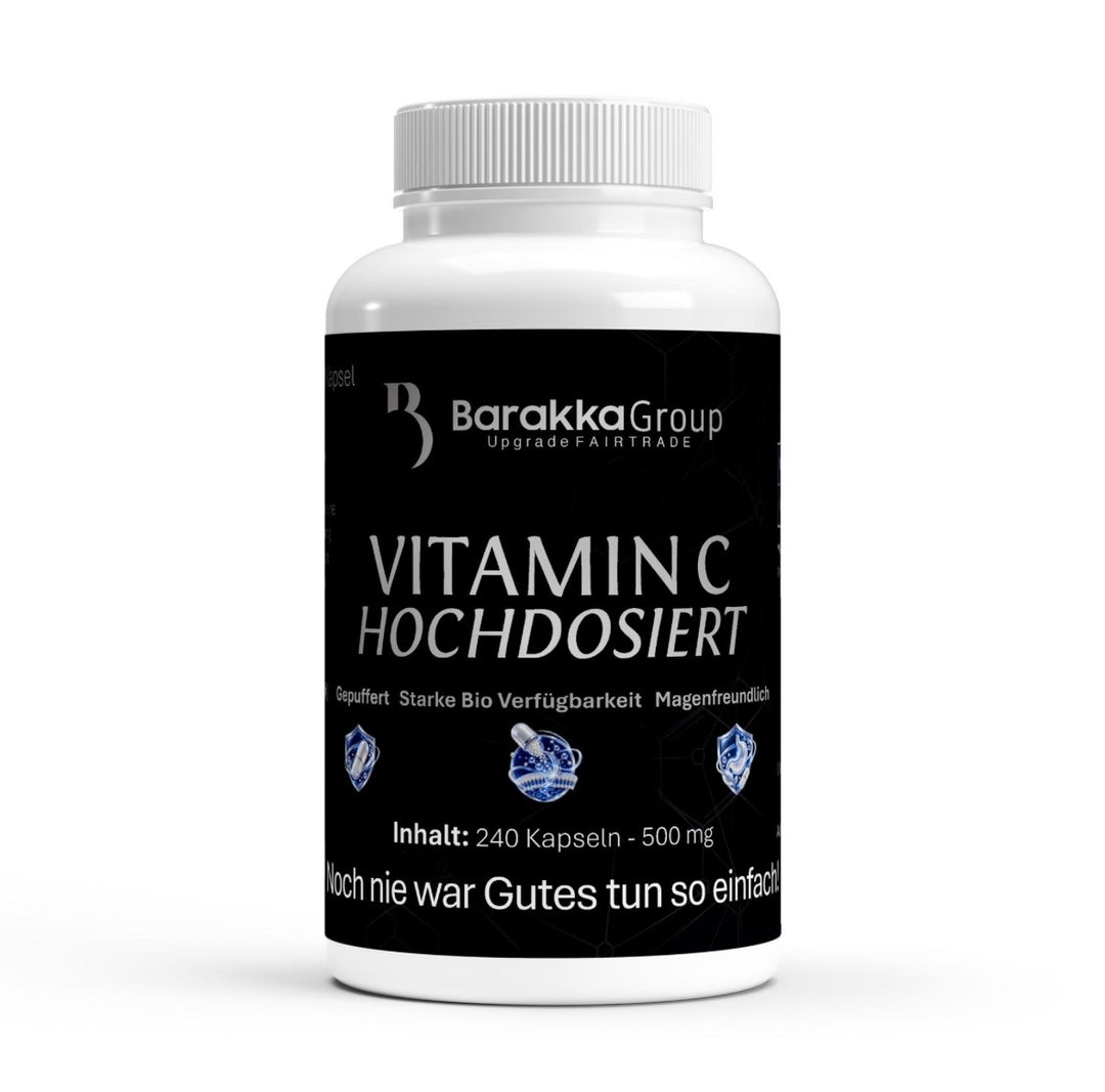 Vitamin C hochdosiert, gepuffert. Optimiert gleicher Preis 🌟 doppelter Inhalt