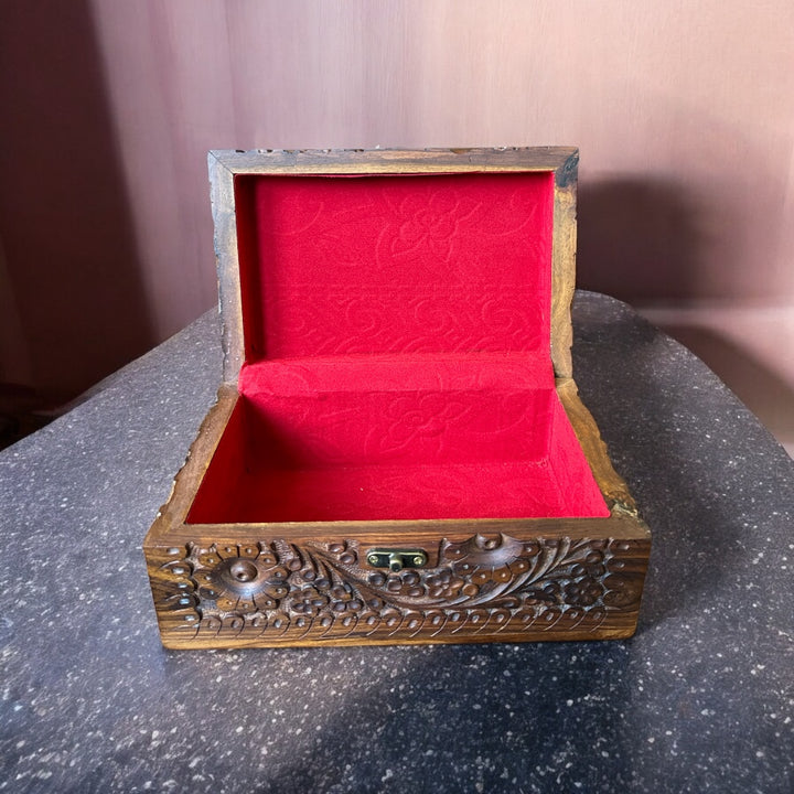 Schmuck Kiste Palisaden Holz