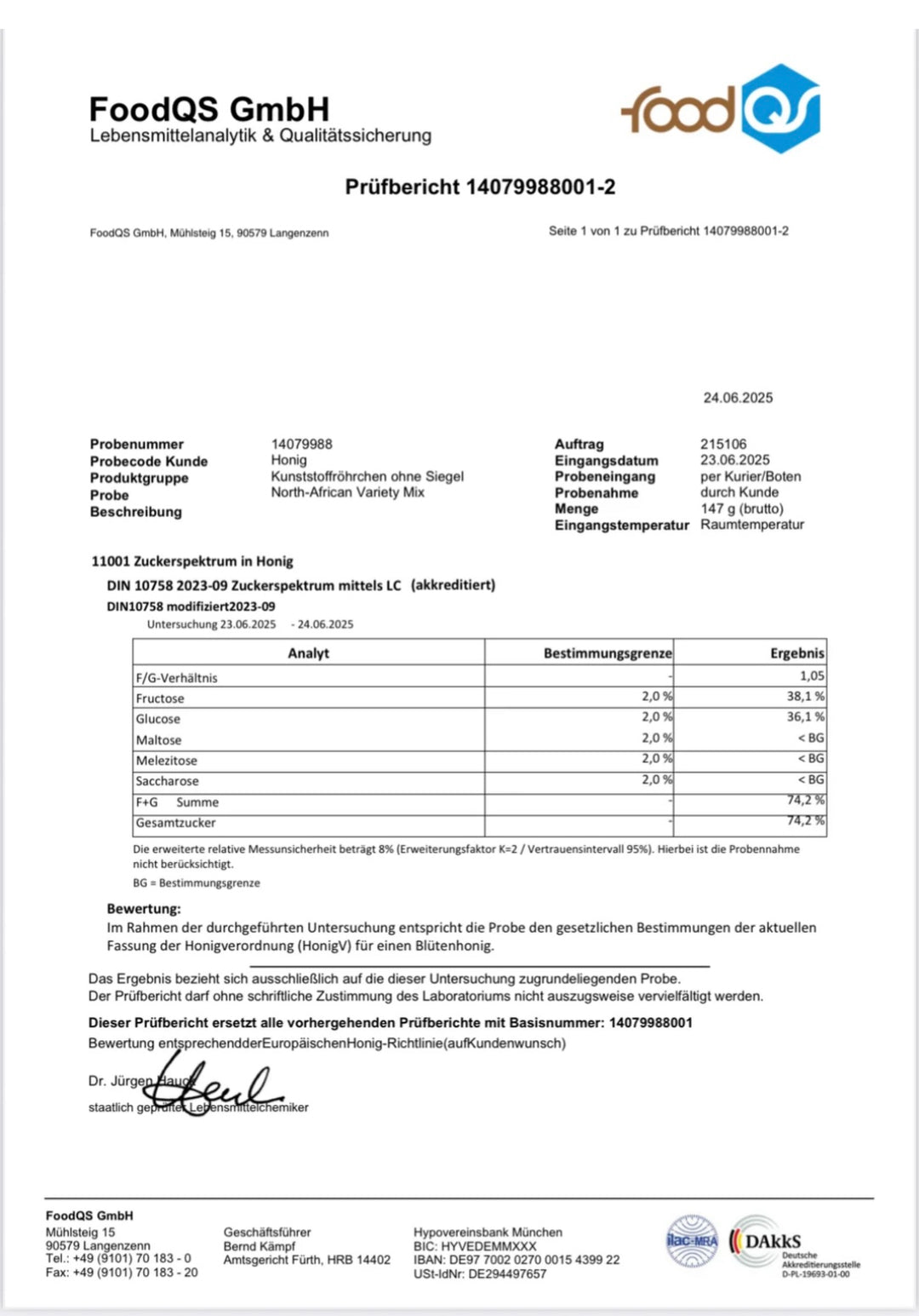 Daghmous Heilkaktus Wild,- Honig
