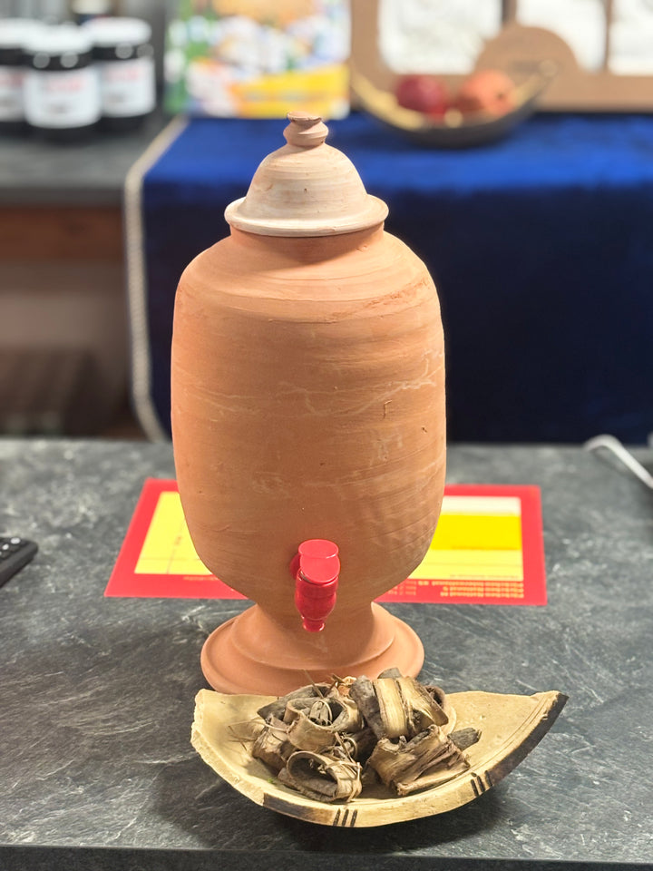 Mediterran-Orientalisch Groß Arabische Ton-,Krug,-Vase,-Karaffe - Handarbeit