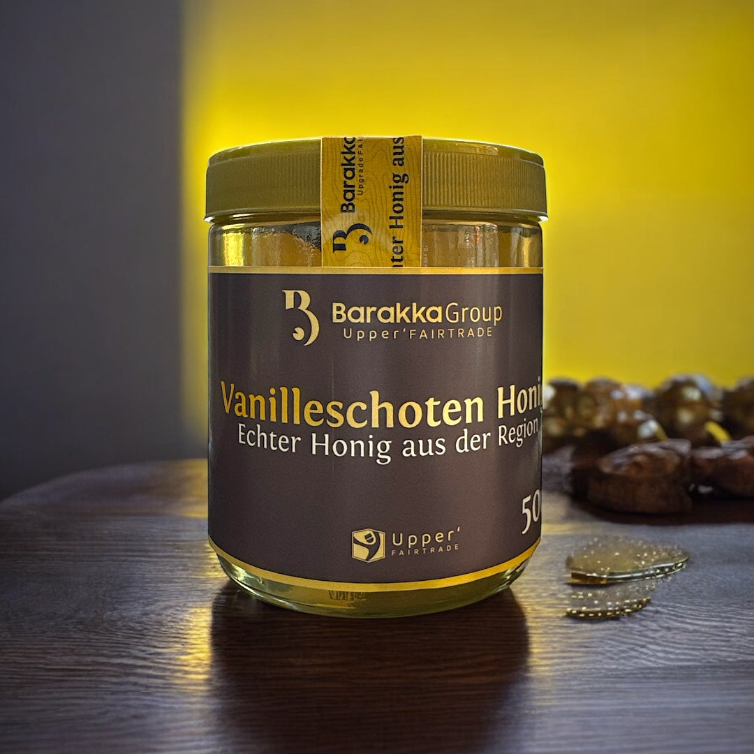 Bourbon Madagaskar Vanilleschoten in Akazien - Honig 500g