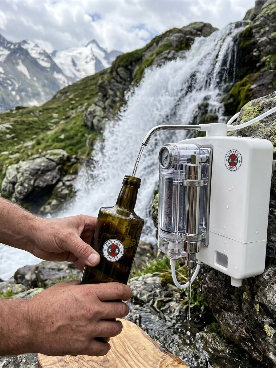 URSPRUNGS - WASSER 
RONALDO LIGHT (Dunkel Glas) Ionisiert, Basisch, Alkalisch, Struckturiert