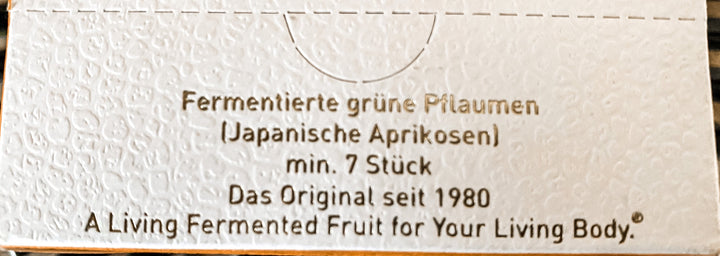 Fermentierte grüne Pflaumen ( Japanische Aprikosen)