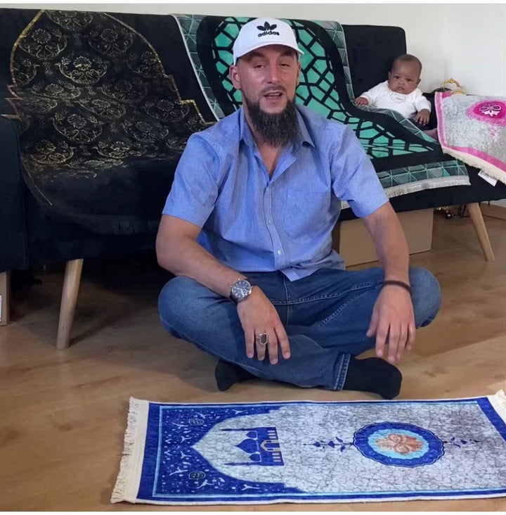 Gebetsteppiche ohne China Stoffe (keine Uiguren Strafarbeit) - Muslim Fair Trade
